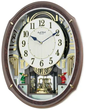 Rhythm Harmony Blessings Musical Motion Wall Clock- Swarovski - 30 Melodies