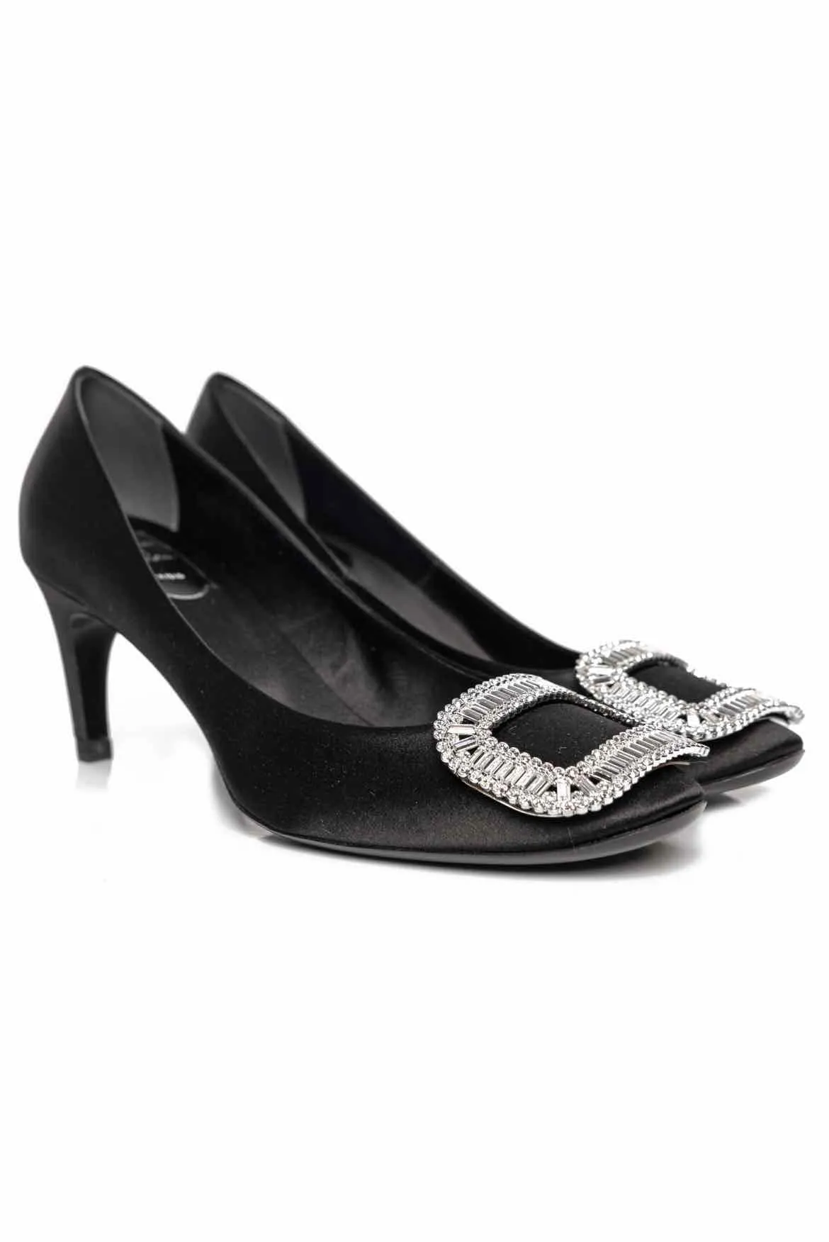 Roger Vivier Size 36 Trompette Crystal Buckle Pumps