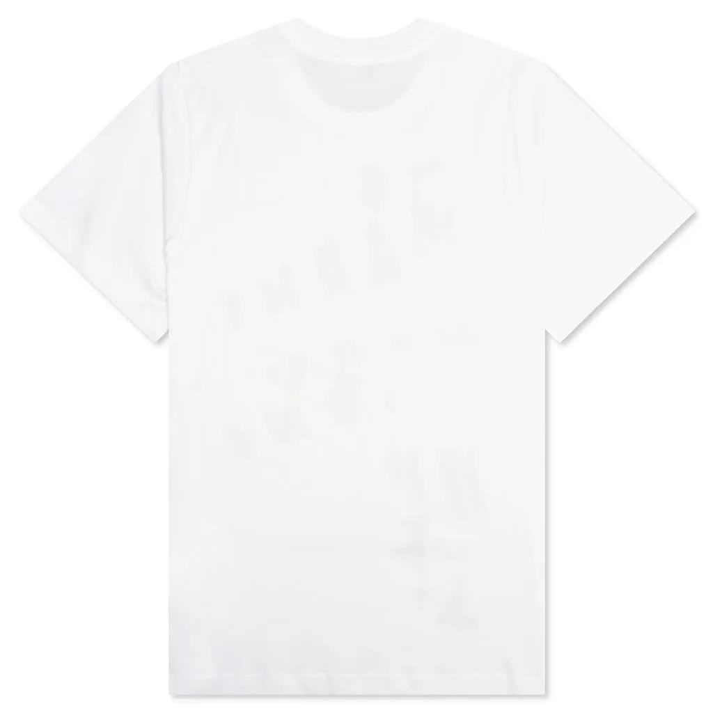 Scanned Logo T-Shirt - Lily/White