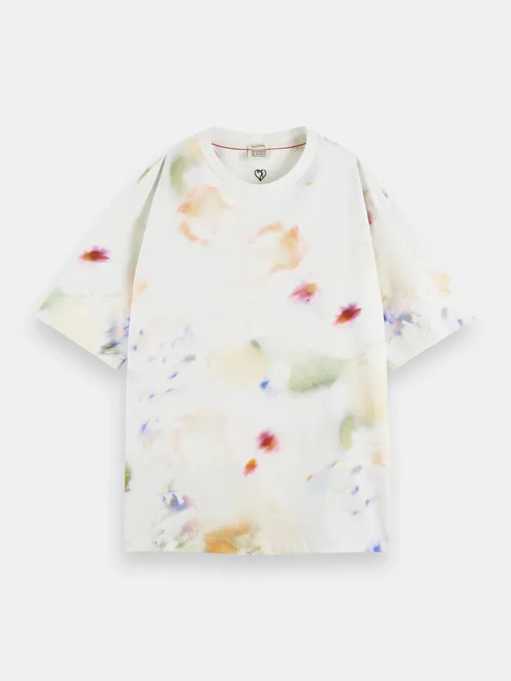 Scotch & Soda Printed Oversized Fit T- Shirt