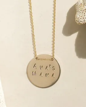 Small Disc Necklace