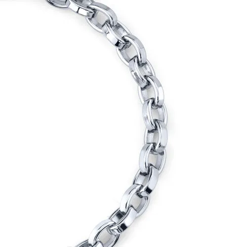 Stainless Steel Belcher Link Bracelet