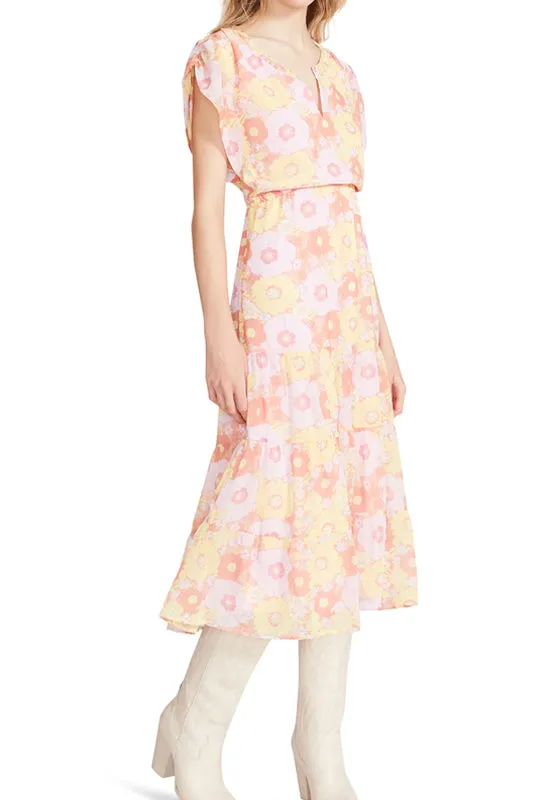 Steve Madden - Leigh Midi Dress Pink Multi