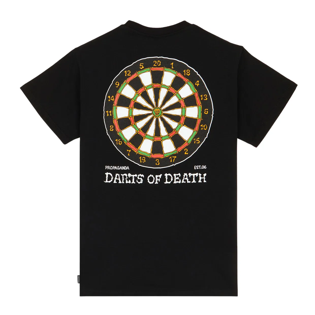 T-shirt Uomo Propaganda Darts Nero