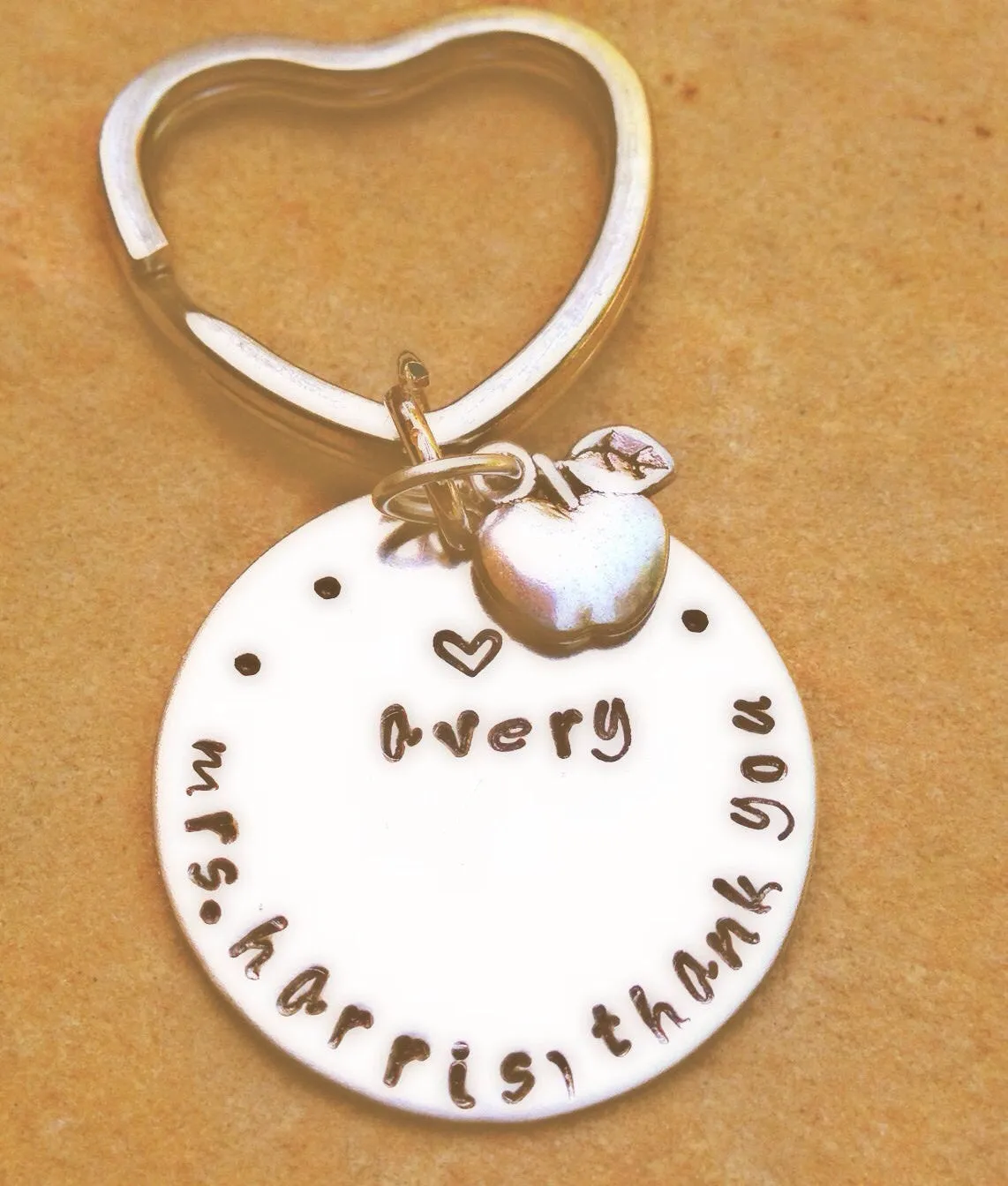 teacher gift, thank you gift, teacher appreciation, teacher keychain, personalized gifts, natashaaloha, gifts