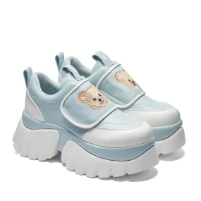 Teddy Sura Blue Vilun Platform Trainers