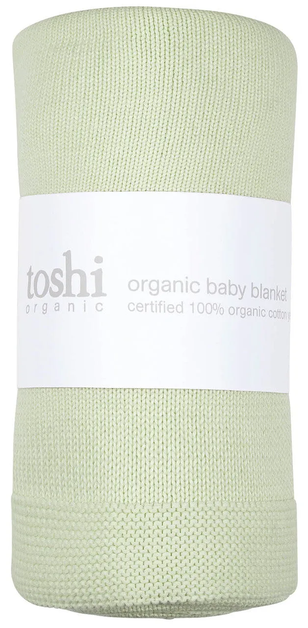 Toshi Organic Blanket Snowy MIST