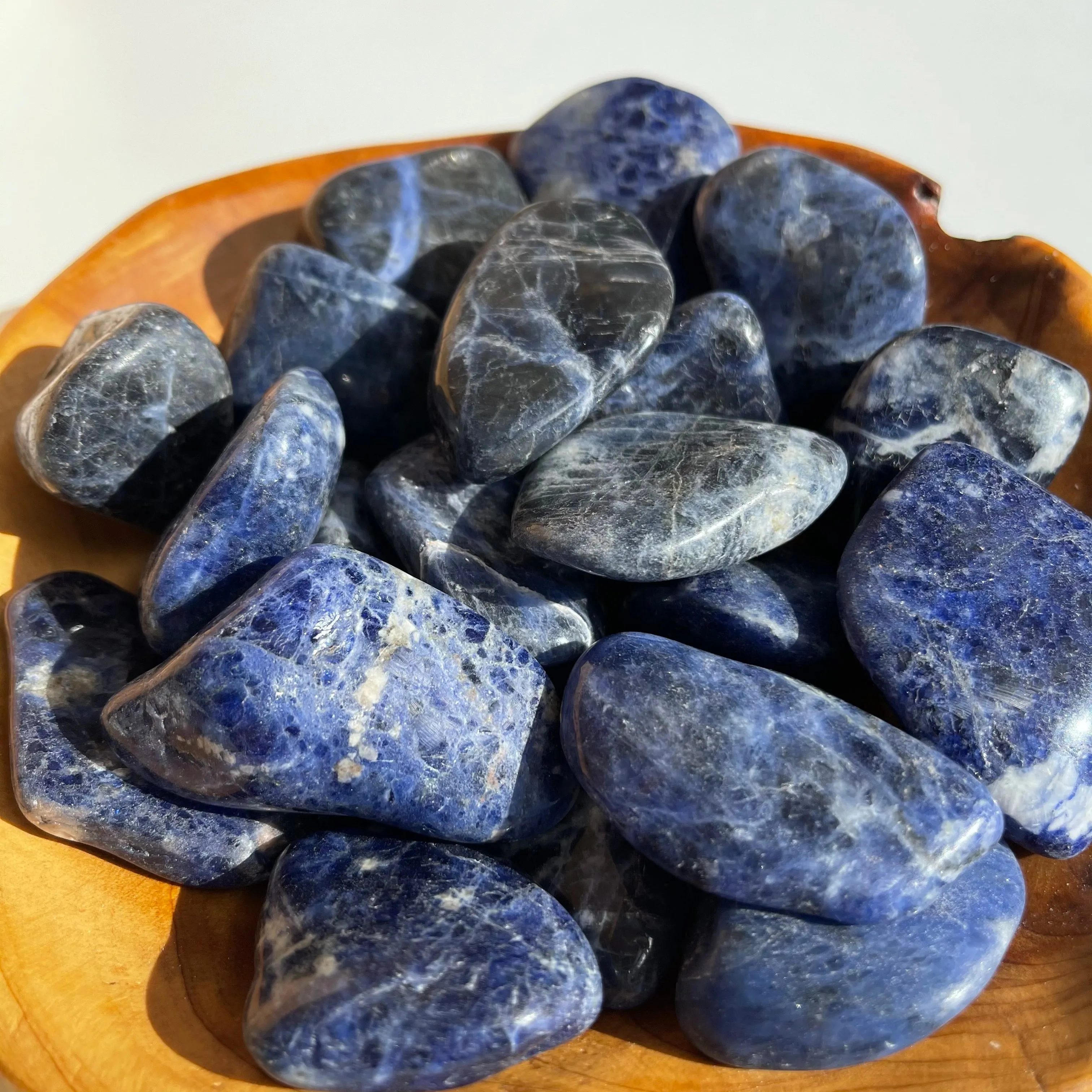 Tumbled Natural Sodalite Crystal