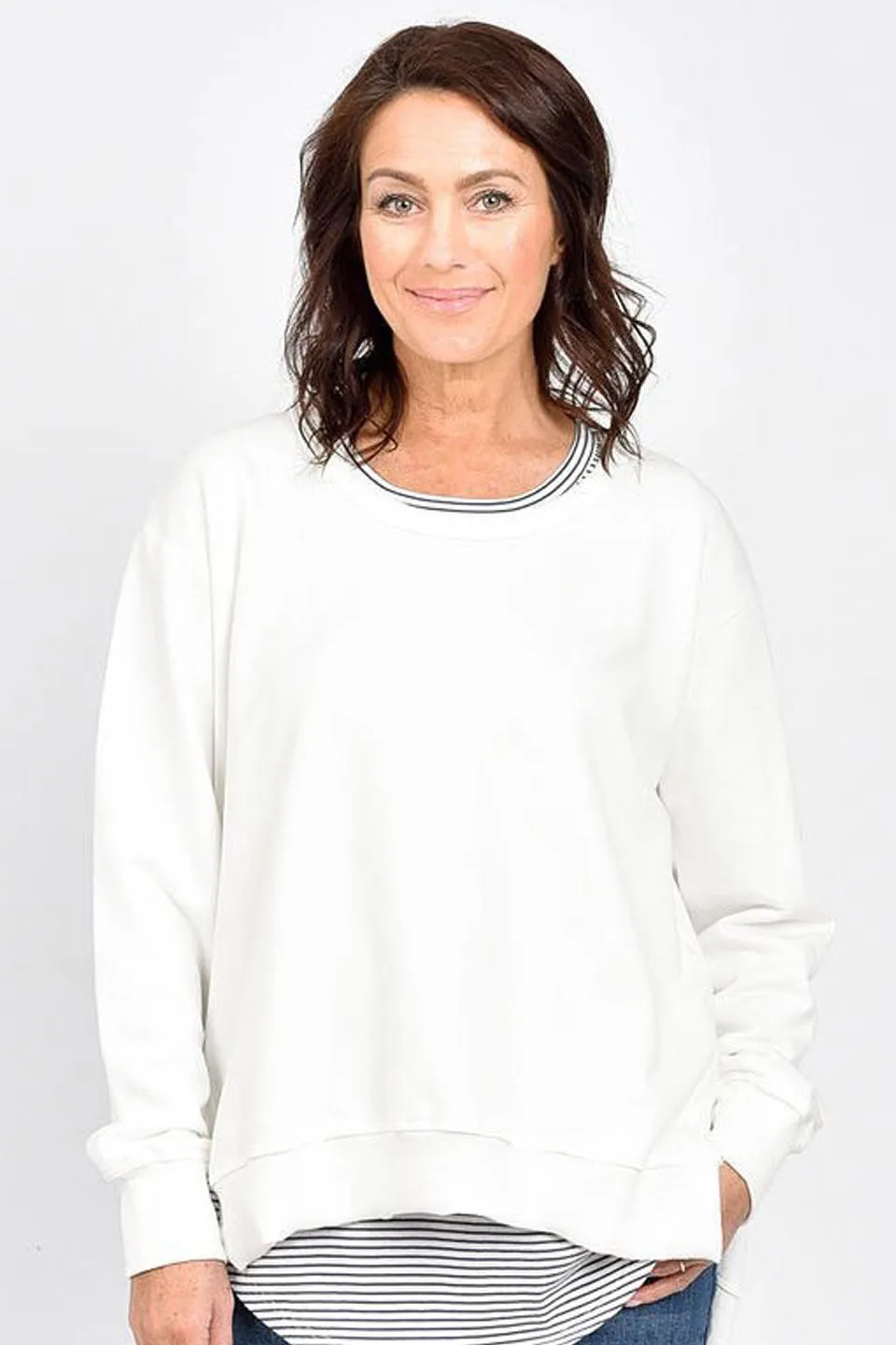 Ulverstone White Sweatshirt