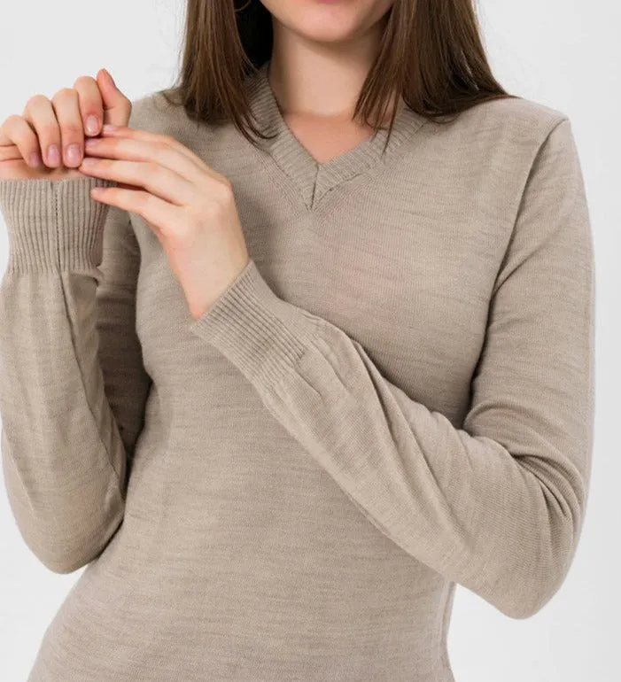 V NECK SWEATER