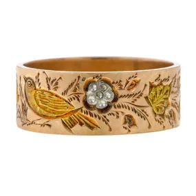 Vintage Wide Floral Band