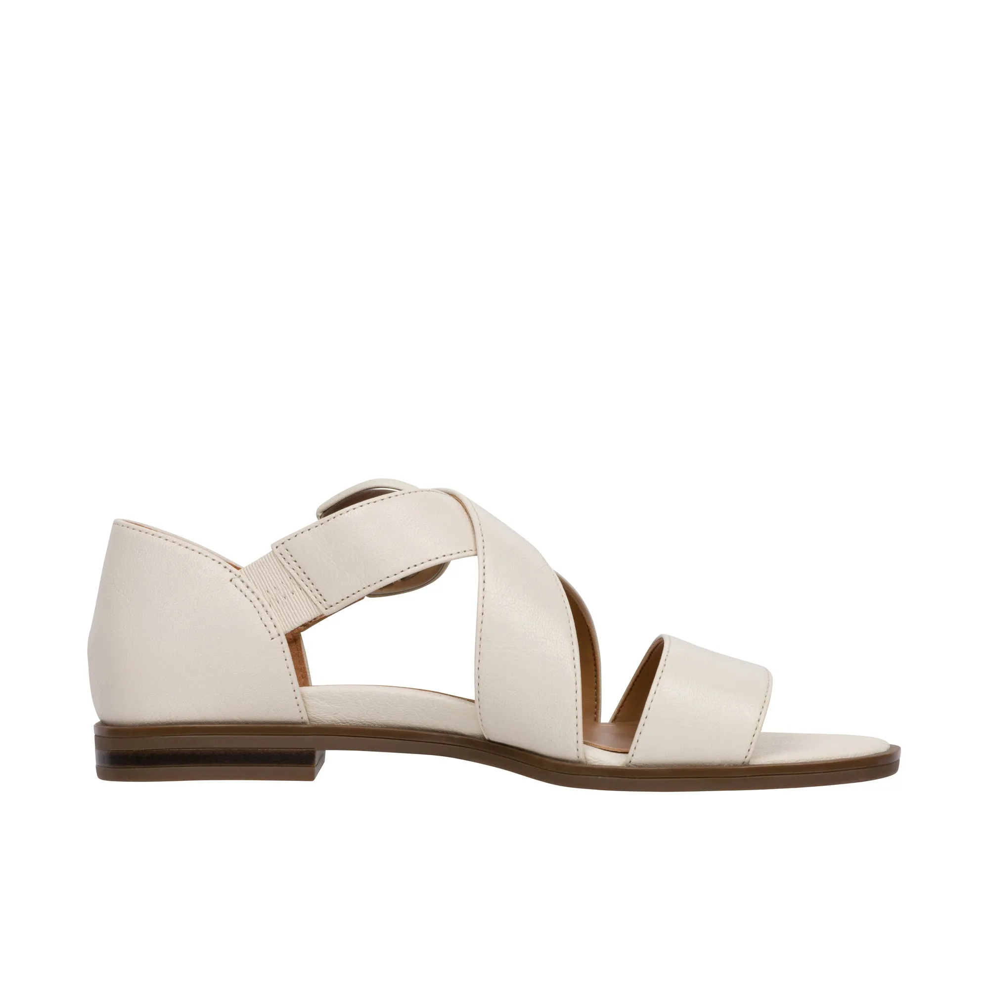 Vionic Womens Pacifica Strappy Sandal Cream