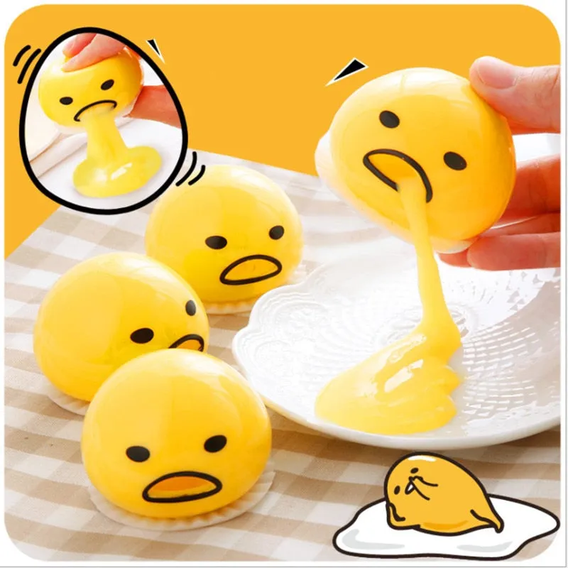 Vomiting egg yolk Anti Stress Toys