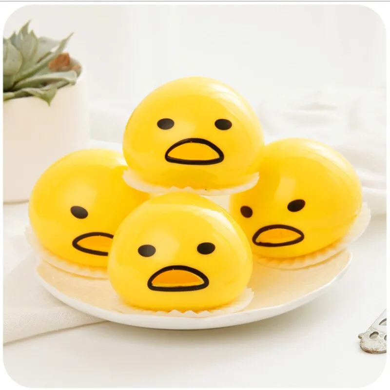 Vomiting egg yolk Anti Stress Toys