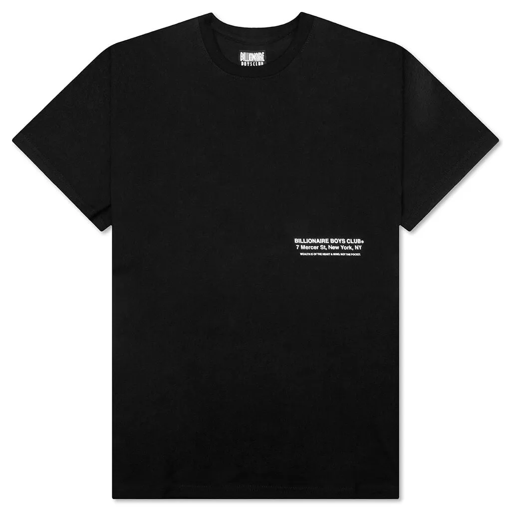 Wealth Heart Mind S/S Knit - Black