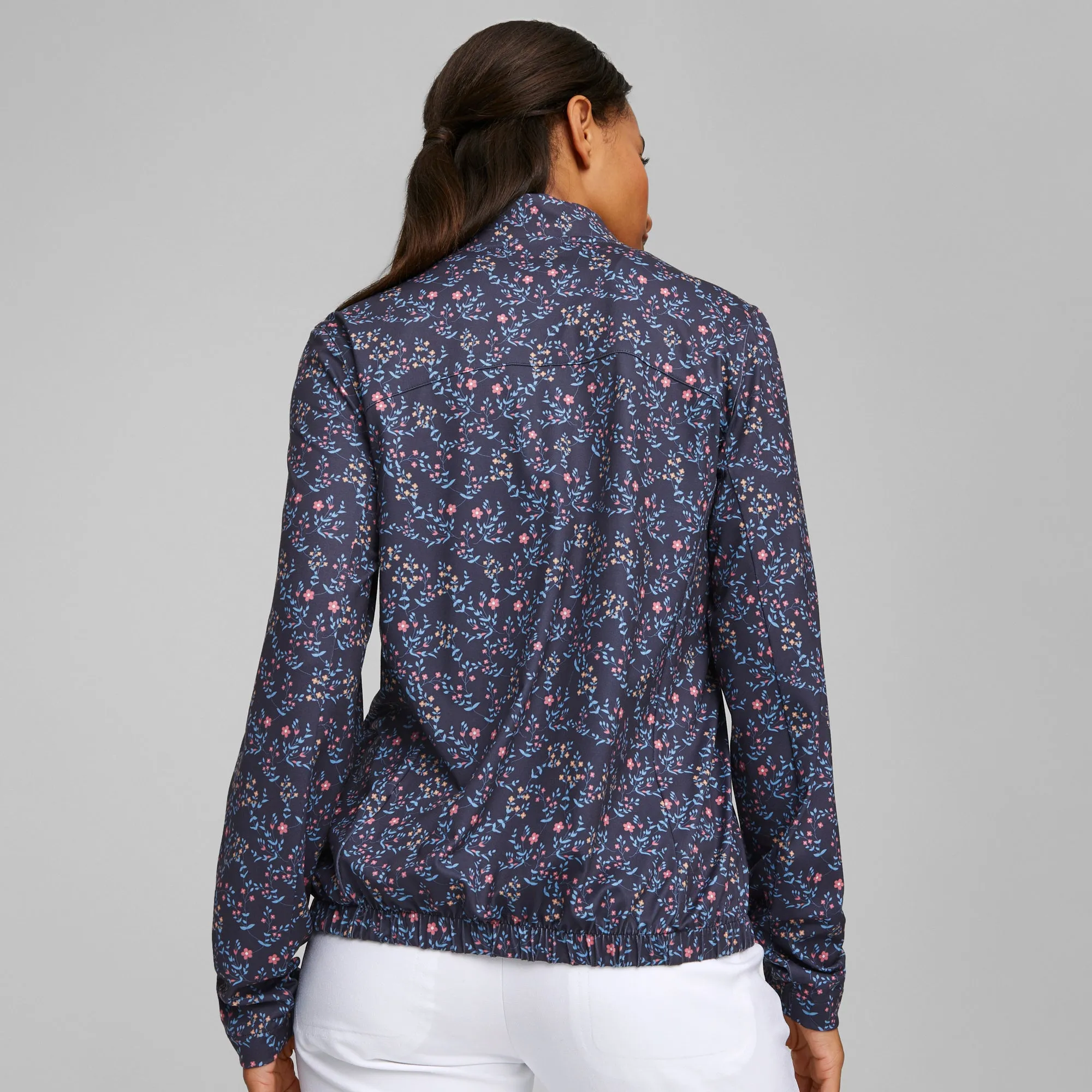 Women's CLOUDSPUN Mirco Floral Golf 1/4 Zip