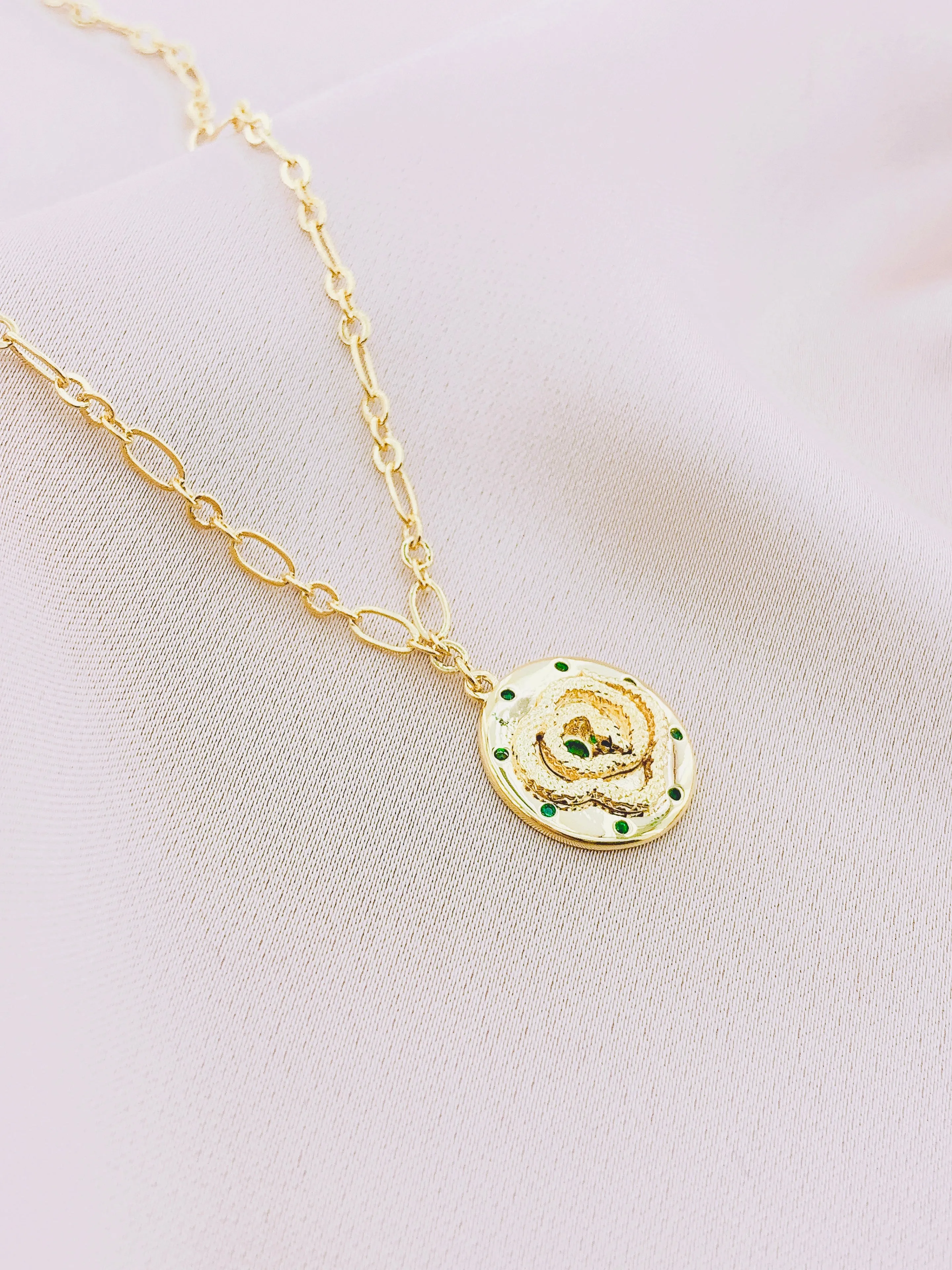 Women's CZ Snake Necklace