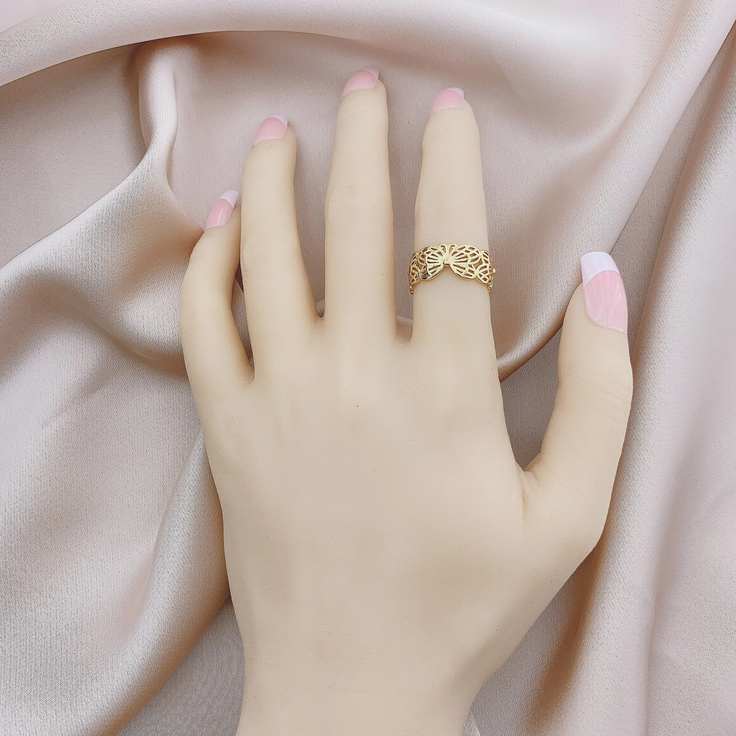 Women's Fashion Animal Butterfly Plain Ring