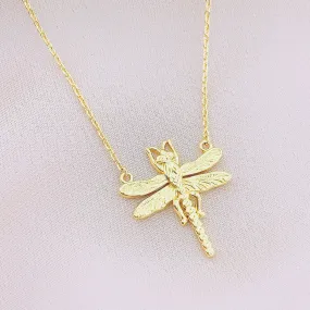 Women's Fashion Animal Dragonfly Pendant Necklace