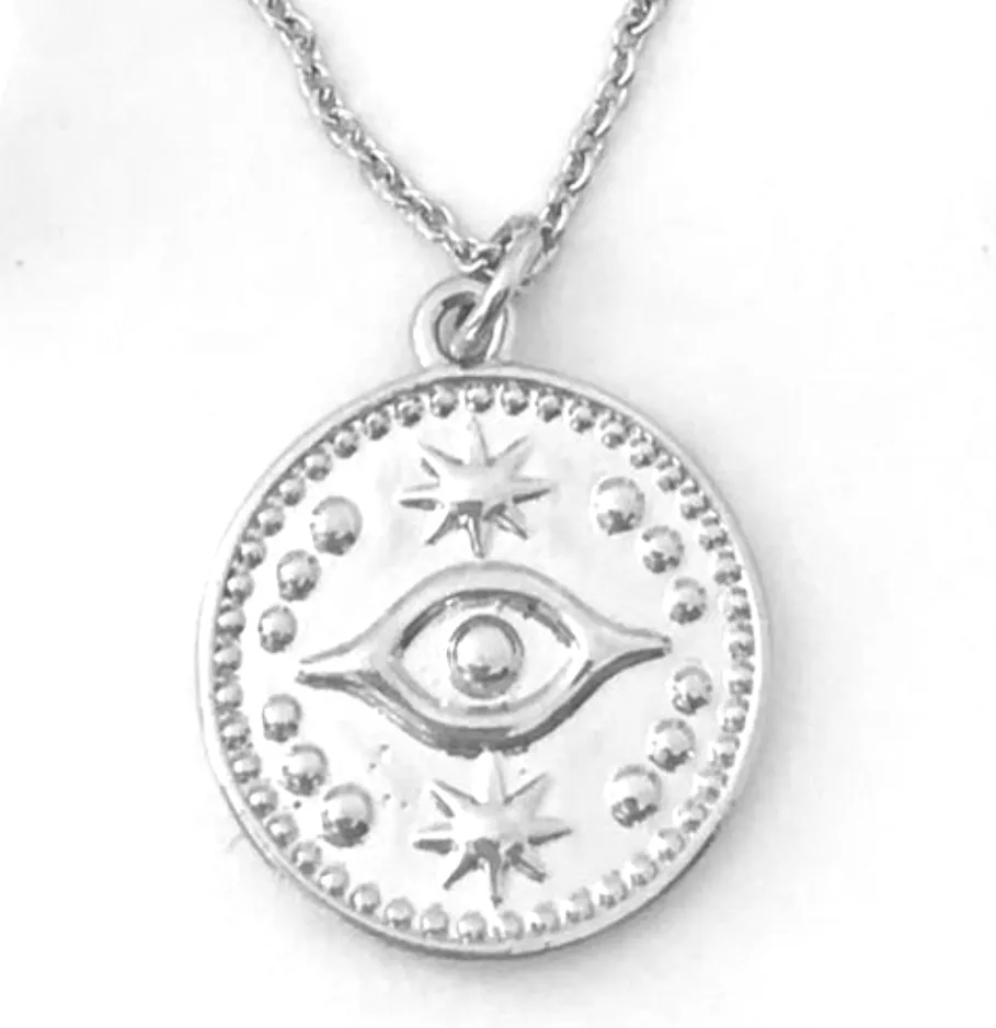 Women's Fashion CZ Evil eye Necklace