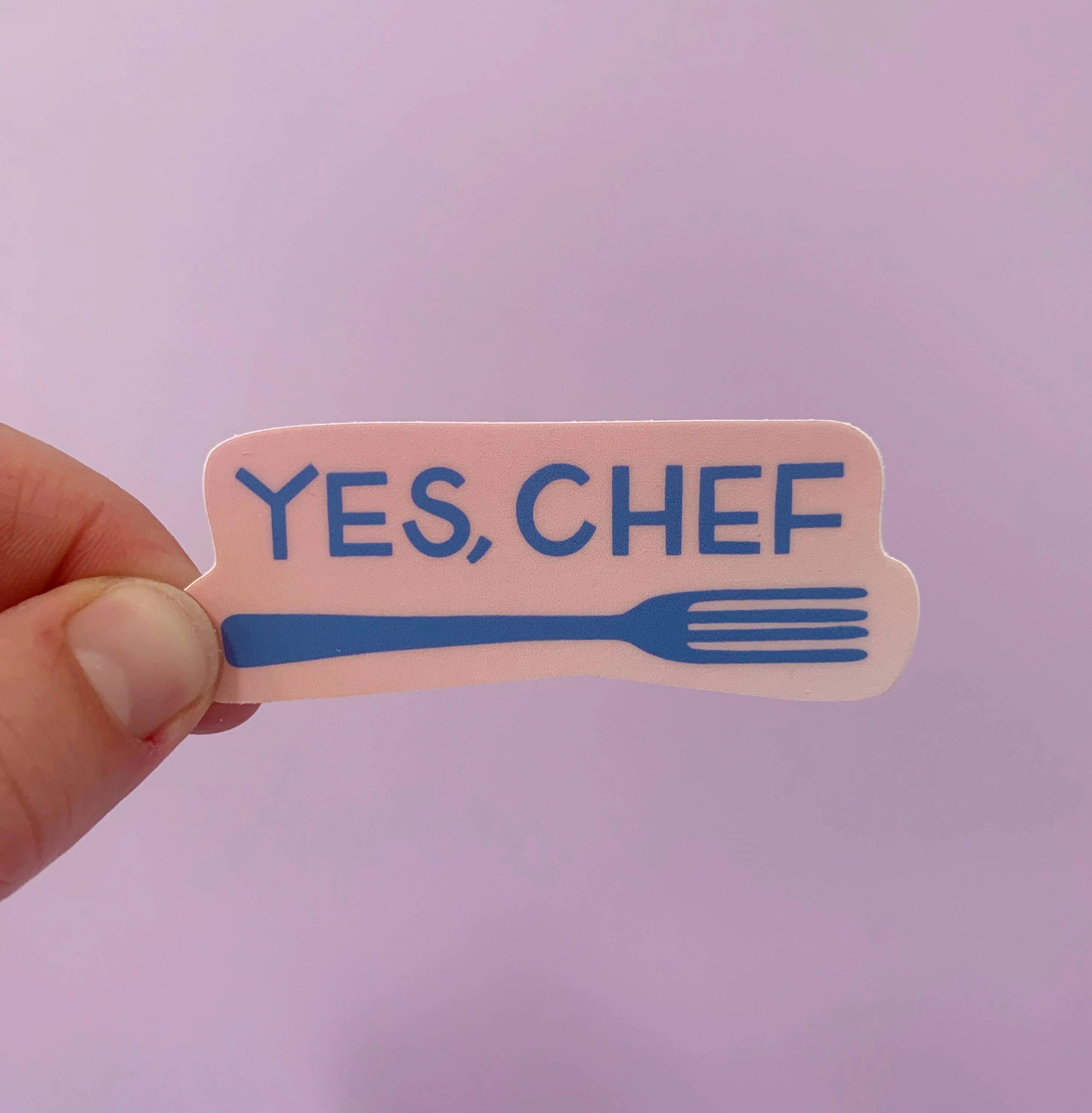 Yes, Chef Sticker by Odd Daughter Paper Co.