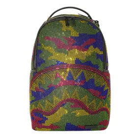 Zaino SPRAYGROUND con Strass All Over stampa Trippy Trinity Camo Crystal DLXSF