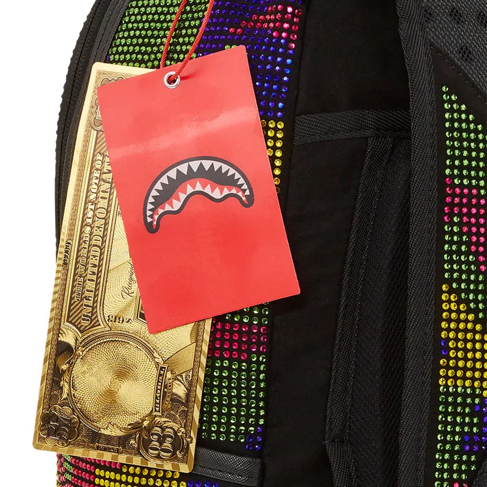 Zaino SPRAYGROUND con Strass All Over stampa Trippy Trinity Camo Crystal DLXSF